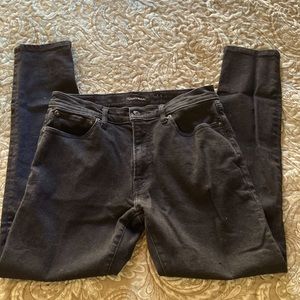 Lucky Brand mens black slim fit black denim jeans Sz 32 x 32